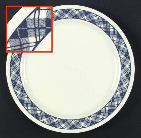 Blue Plaid (Corelle) by Corning Corelle