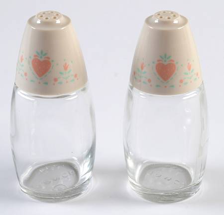 Corning Forever Yours (Corelle) Glassware Salt and Pepper Set