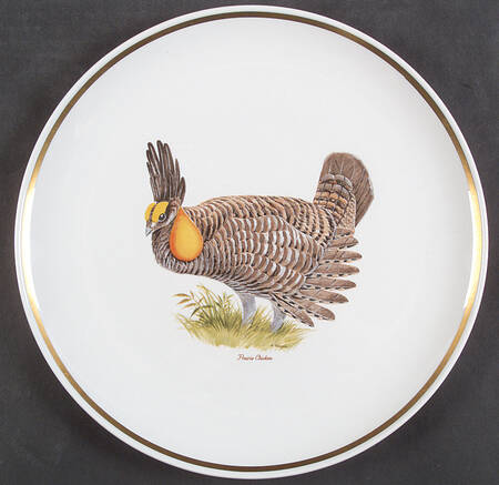 Game Birds (Gold Band) by Corning Corelle