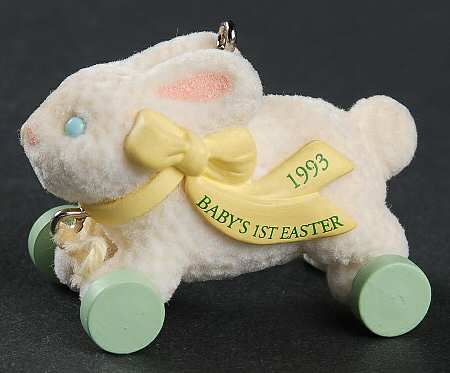 Hallmark 1993 Hallmark Easter Ornament Baby's First Easter - Boxed