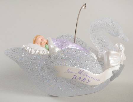 Hallmark 2000 Hallmark Christmas Ornaments New Millenium Baby - Boxed