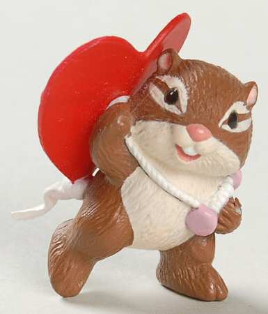 Hallmark Merry Miniatures 1994 Chipmonk With Kite - Boxed