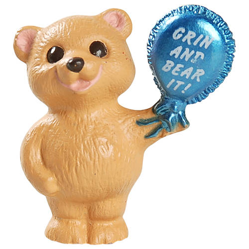 Hallmark Merry Miniatures 1990 Bear & Balloon - Boxed