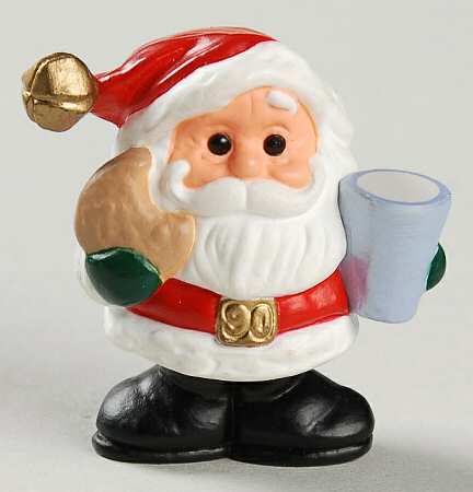 Hallmark Merry Miniatures 1990 Jingle Bell Santa - Boxed