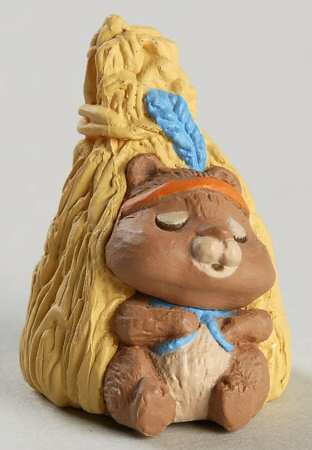 Hallmark Merry Miniatures 1990 Indian Chipmunk - No Box