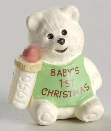 Hallmark Merry Miniatures 1990 Baby 1st - No Box
