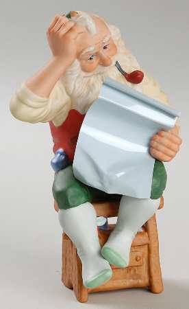 Hallmark The Toymaker-Santa Claus Blueprint For Christmas - Boxed