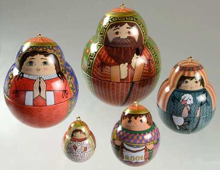 Hallmark Collectors Club Ornament Nesting Nativity - Boxed