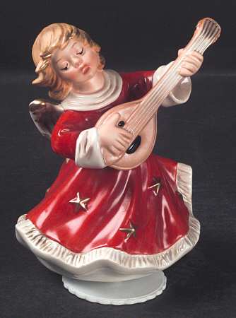 Goebel Christmas Figurines & Giftware Musical Angel W/ Mandolin - Boxed
