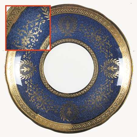 Lady Anne Powder Blue (Scalloped) by Coalport