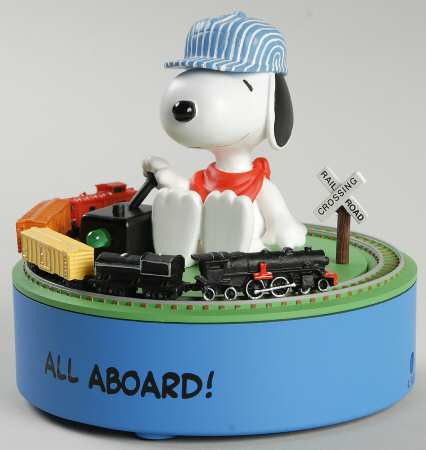 Hallmark Peanuts Gallery On The Right Track - Boxed