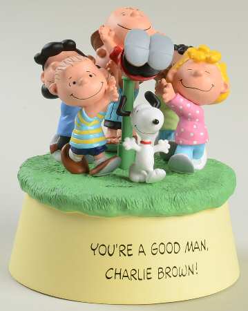 Hallmark Peanuts Gallery A Good Man - Musical Figurine - Boxed
