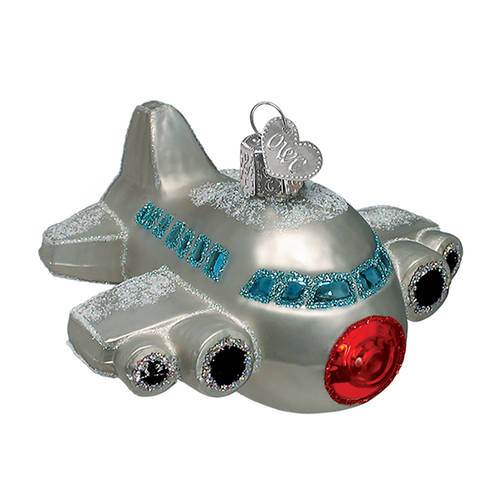 Old World Christmas (Newer) Old World Christmas Airplane - No Box