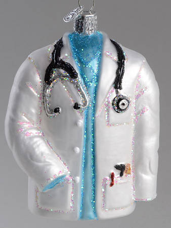 Old World Christmas (Newer) Old World Christmas Doctor's Coat - No Box