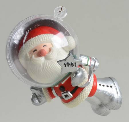 Hallmark 2001 Hallmark Christmas Ornaments Santa Time Capsule - Boxed