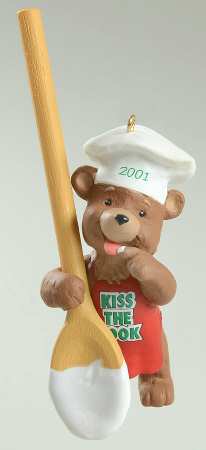 Hallmark 2001 Hallmark Christmas Ornaments Kiss The Cook - Boxed