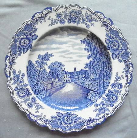 English Scenery Blue by Crown Ducal