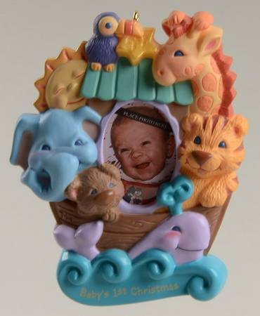 Hallmark 1999 Hallmark Christmas Ornaments Baby's First Christmas-Photo - No Box