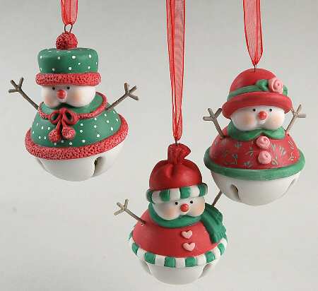 Hallmark 2002 Hallmark Christmas Ornaments Snow Bells - With Box