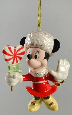 Lenox Mickey Mouse Ornaments Sweet Heart Minnie - Boxed