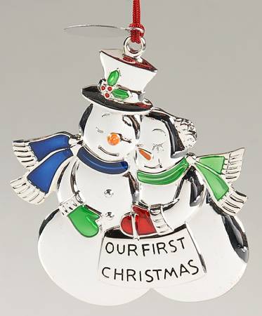 Lenox Our First Christmas Snow Couple - Boxed