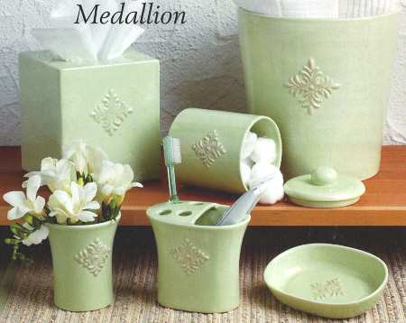 Medallion Green by Casafina