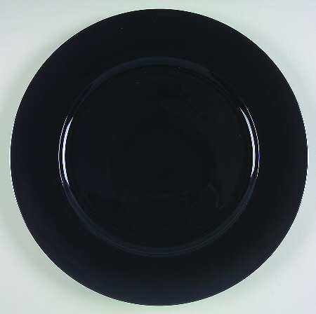 Service Plates Black by Charles Field Haviland