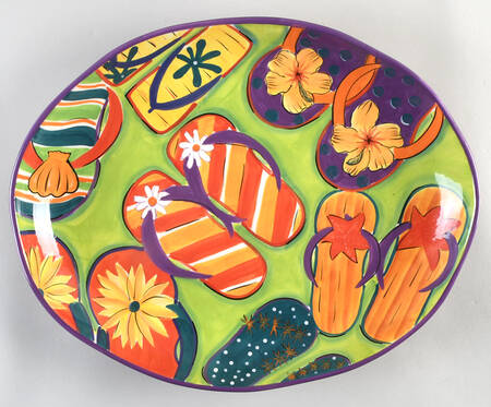 Flip Flops by Clay Art