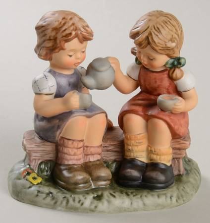 Goebel Berta Hummel Figurines Tea Time - Boxed
