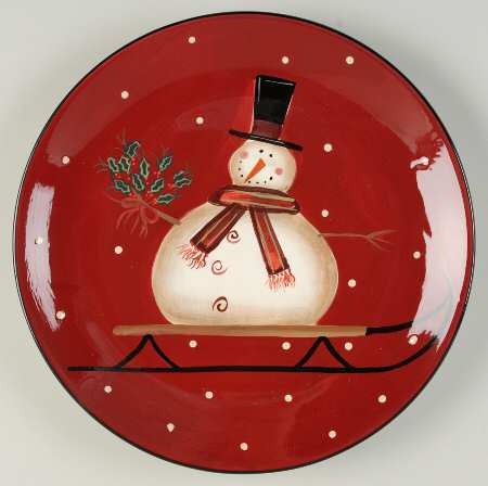 Sledding Snowman by Certified International