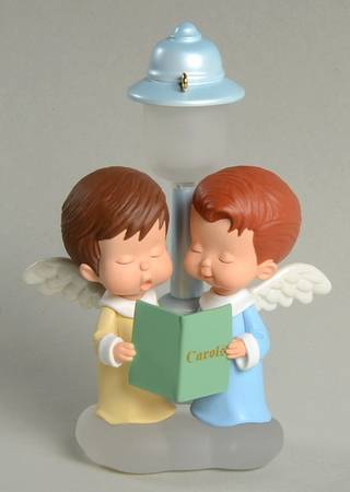Hallmark Mary's Angels 2002-Heavenly Carols-Anniversary/Lighted - Boxed