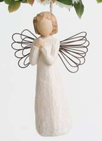Demdaco Willow Tree Ornaments Angel Of Wishes - With Box