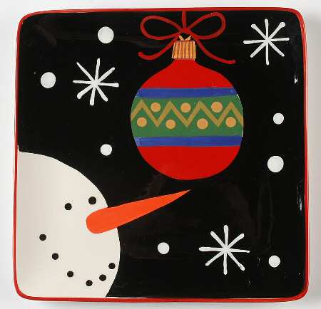 Red Ribbon Snowman by Certified International