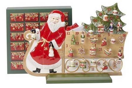 Villeroy & Boch Christmas Toys Memories Advent Calendar - Santa's Sledge - Boxed