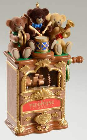 Hallmark 2006 Hallmark Christmas Ornaments Teddy Bear Band - With Box