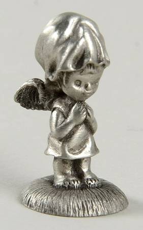 Hallmark Little Gallery Pewter Figurines God Bless You (Angel) - Boxed