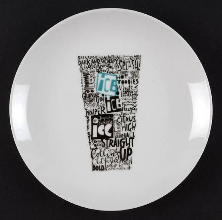 Cocktail Plates by Crate & Barrel