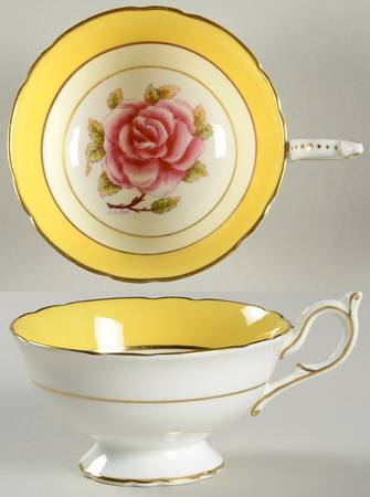 Romance (Yellow Rim) by Coalport