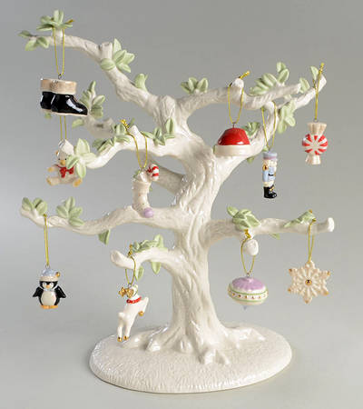 Lenox Christmas Memories Tree & Ornament Boxed Set -