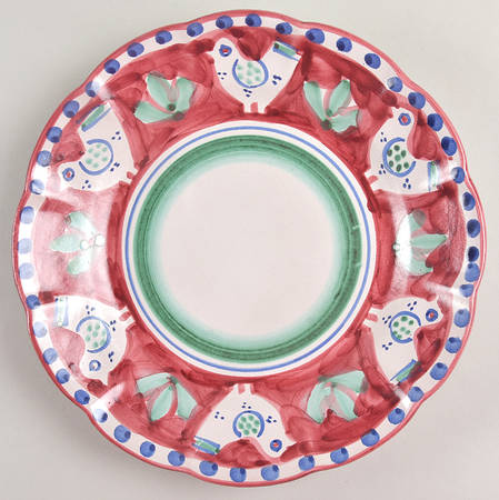 Campagna Chicken Red by Ceramica Artistica (CAS Vietri)