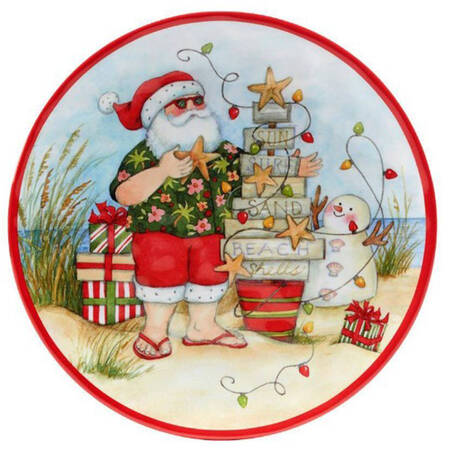 Santa's Beach (Melamine) by Certified International