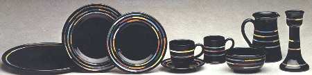 Arcobaleno Black by Deruta (Italy)