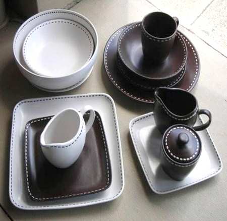 Stitches White by Euro Ceramica