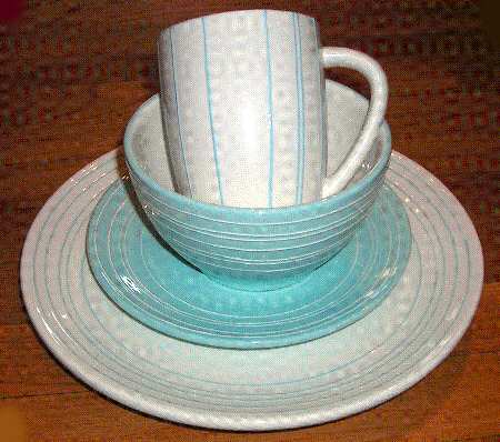 Strata Blue & White by Euro Ceramica