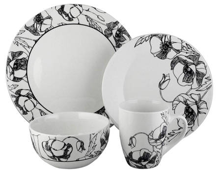 Black Floral by Elle Decor