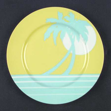Palm Beach (Yellow, Turqoise) by Fitz & Floyd