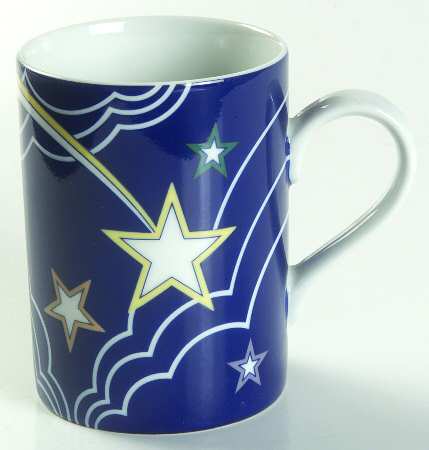 Stardust (Blue Background) by Fitz & Floyd