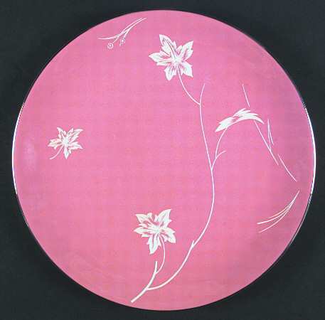 Damask Leaf Pink by Flintridge