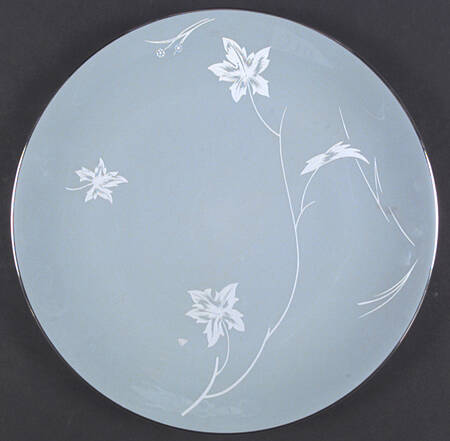 Damask Leaf Strata Blue by Flintridge