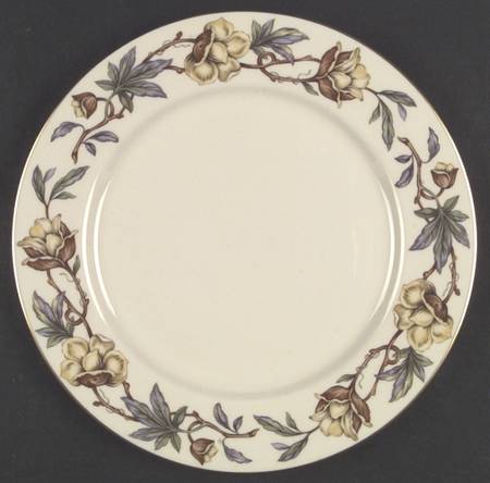 Woodrose No Color Band (Gold Trim, Rim) by Flintridge
